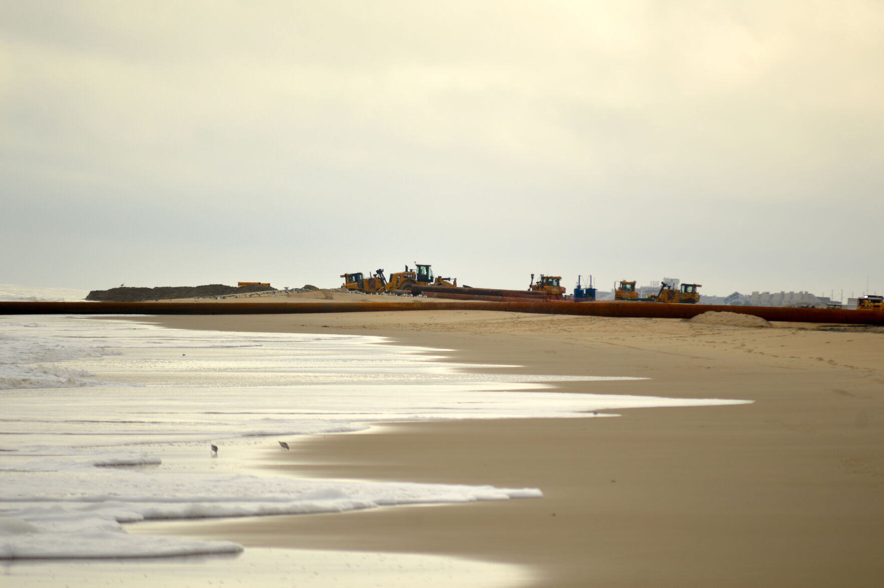 Beach replenishment horizon
